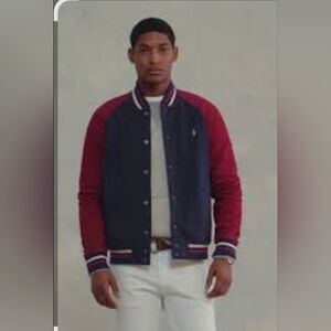 Polo Ralph Lauren Two-Tone Baseball Fleece Jacket